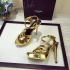 Saint Laurent Tribute Sandal Gold